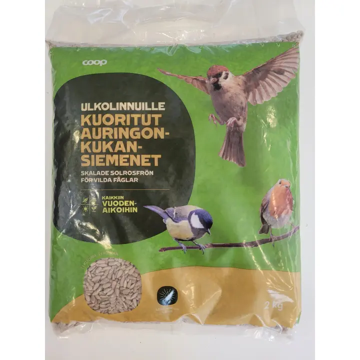 Coop päevalilleseemned lindudele, kooritud 2kg