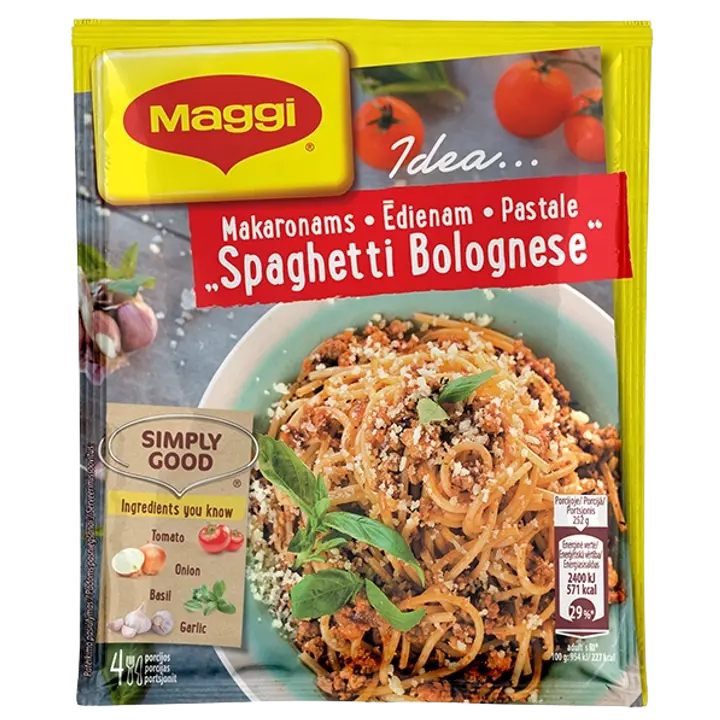 Maggi kastmepulber pastale spaghetti bolognese idea 47 g