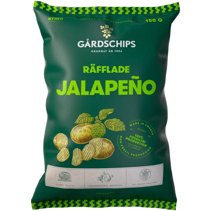 Gårdschips Jalapeno 150g