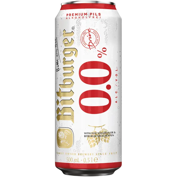 Bitburger Premium Pils alkoholivaba õlu 500ml