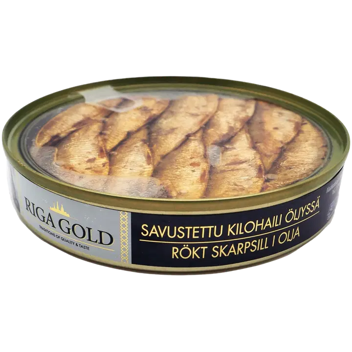 Riga Gold Savustettu kilohaili öljyssä 120 g