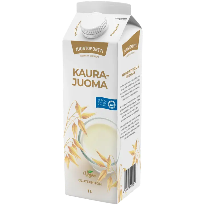 Juustoportti Kaurajuoma 1 l gluteeniton
