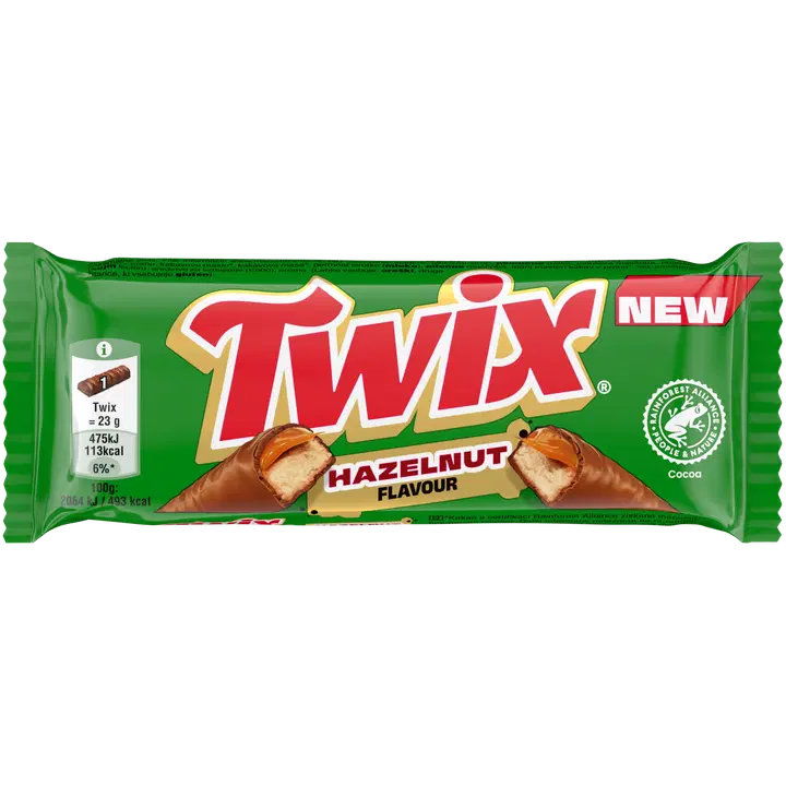 TWIX šokolaadibatoon sarapuupähklitäidisega 46g