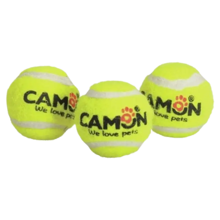 Camon koiran lelu tennispallo vinkuominaisuudella 3 kpl/ 6,2cm