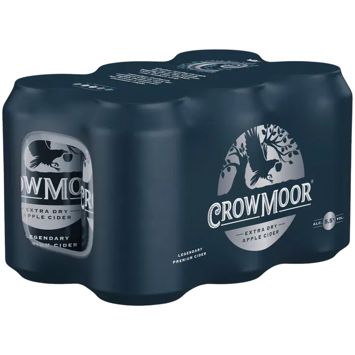 6-pack Crowmoor Extra Dry Apple omenasiideri 5,5 % tölkki 0,33 L