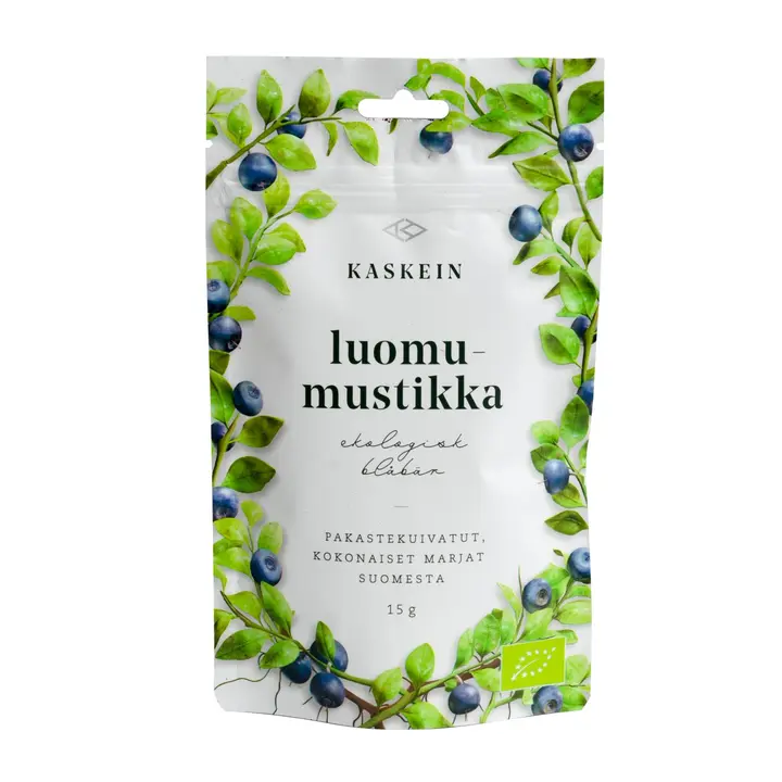 Kaskein Luomumustikka pakastekuivattu 15g