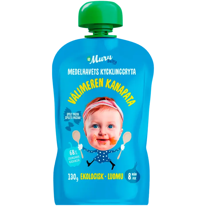 Muru Baby Välimeren kanapata alkaen 8 kk luomulastenateria 130 g