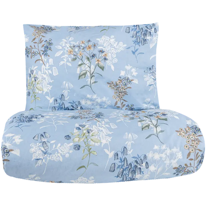 Voodipesukomplekt Adele 150x210+55x65 sinine