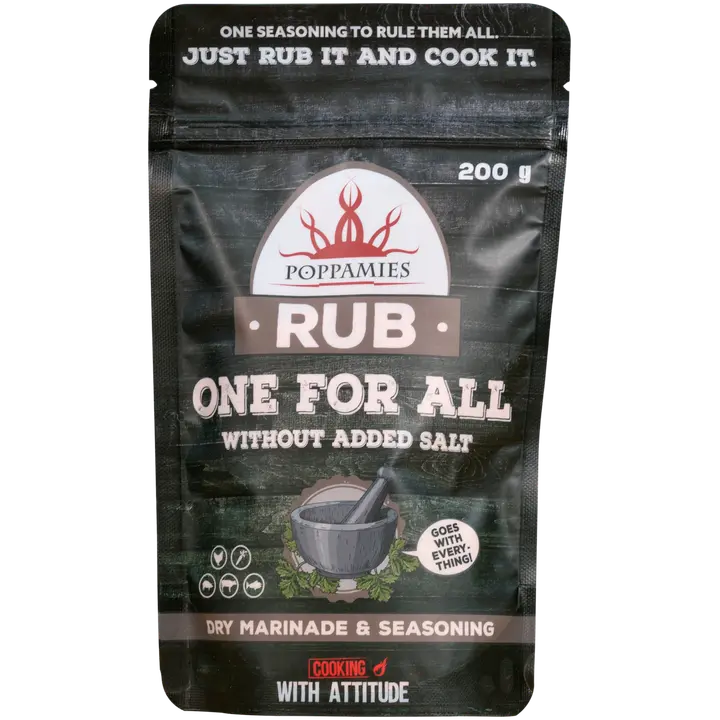 Poppamies Rub One For All mausteseos ilman lisättyä suolaa 200g