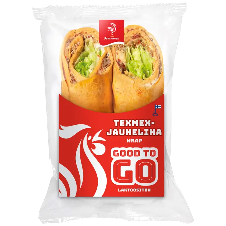Saarioinen Good to Go Texmex-jauhelihawrap 240g
