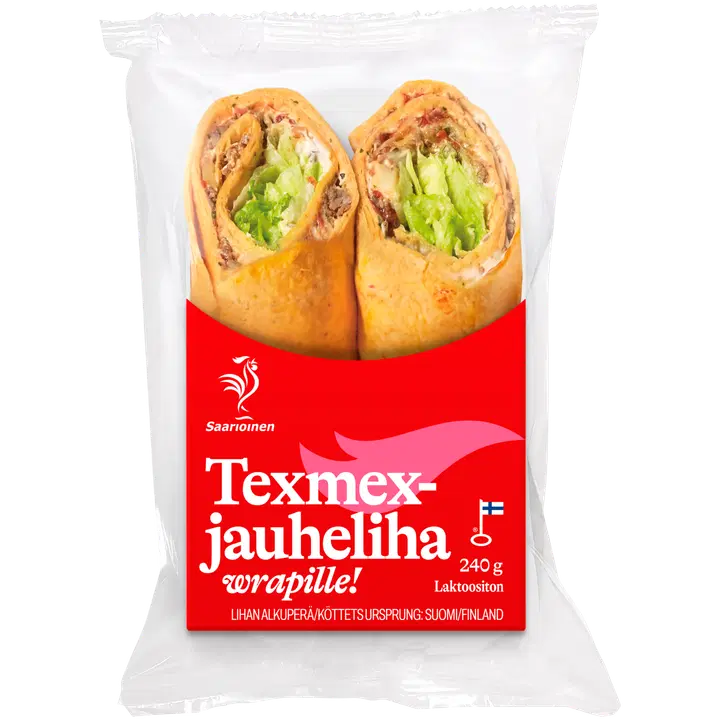 Saarioinen Texmex-jauhelihawrap 240g
