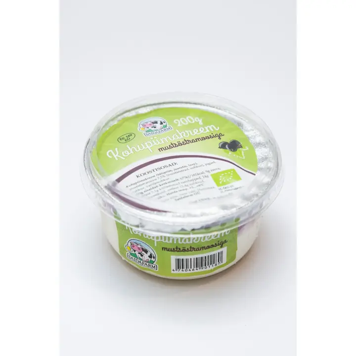 Saidafarm Kohupiimakreem mustsõstramoosiga 200g