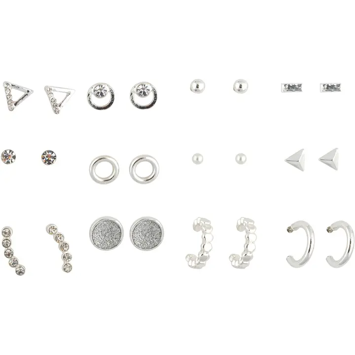 Ibero Korvakoru setti hopea 12pr