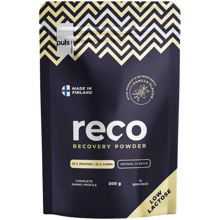 PULS Reco taastusjoogipulber, Vanilje, laktoosivaba 500g