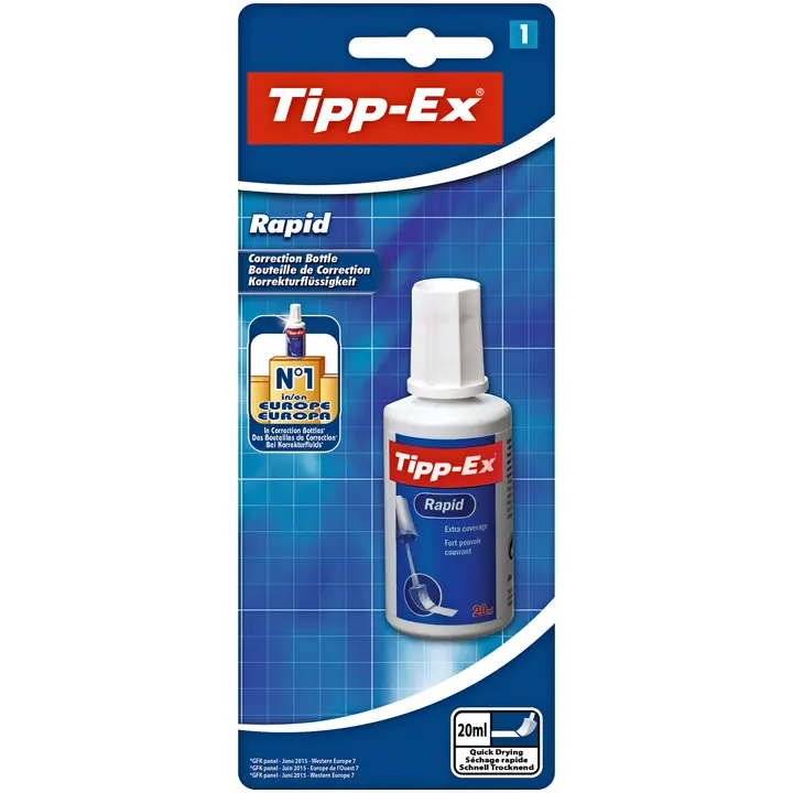 Tippex Rapid 20ml korjauslakka valkoinen