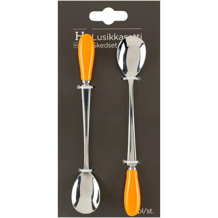 House lusikkasetti oranssi 2 kpl