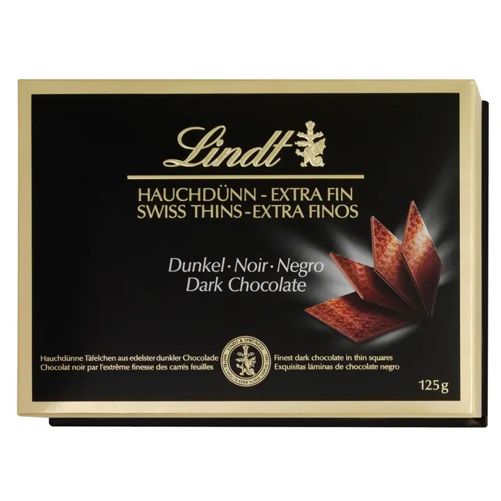 Lindt Thins Tumma suklaa 125g