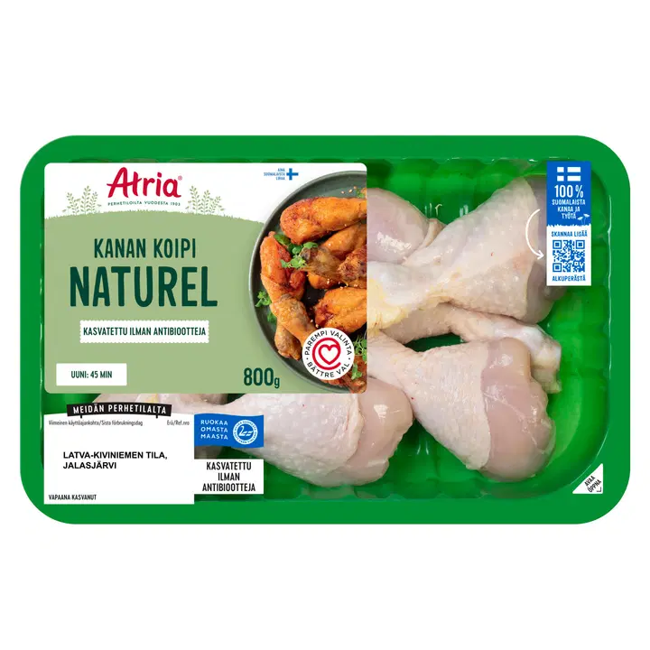 Atria kanan koipi maustamaton 800g