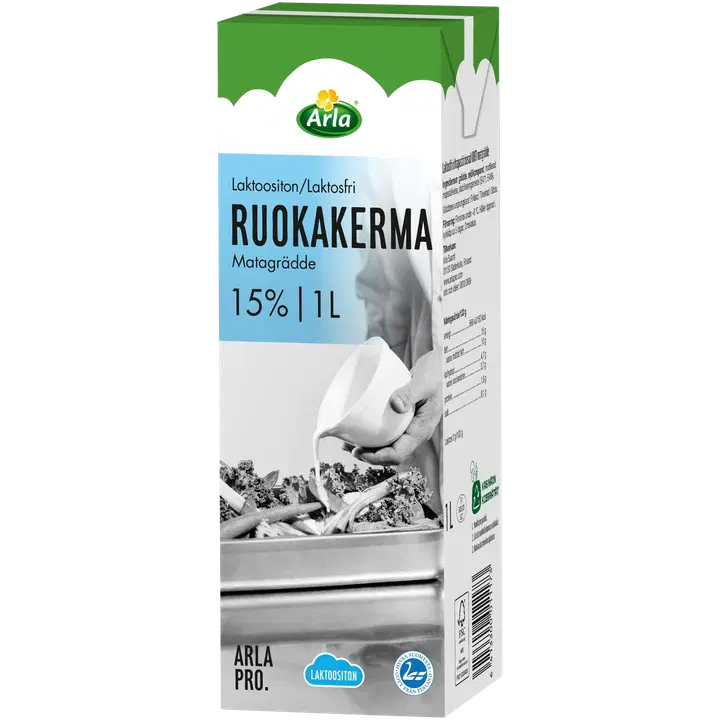 Arla Pro Ruokakerma 15% 1 L UHT laktoositon