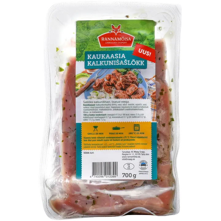 Kaukaasia kalkunišašlõkk 700g