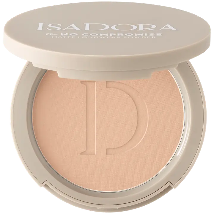Isadora The No Compromise Matte Longwear Powder puuteri 66 Warm Beige 7 g