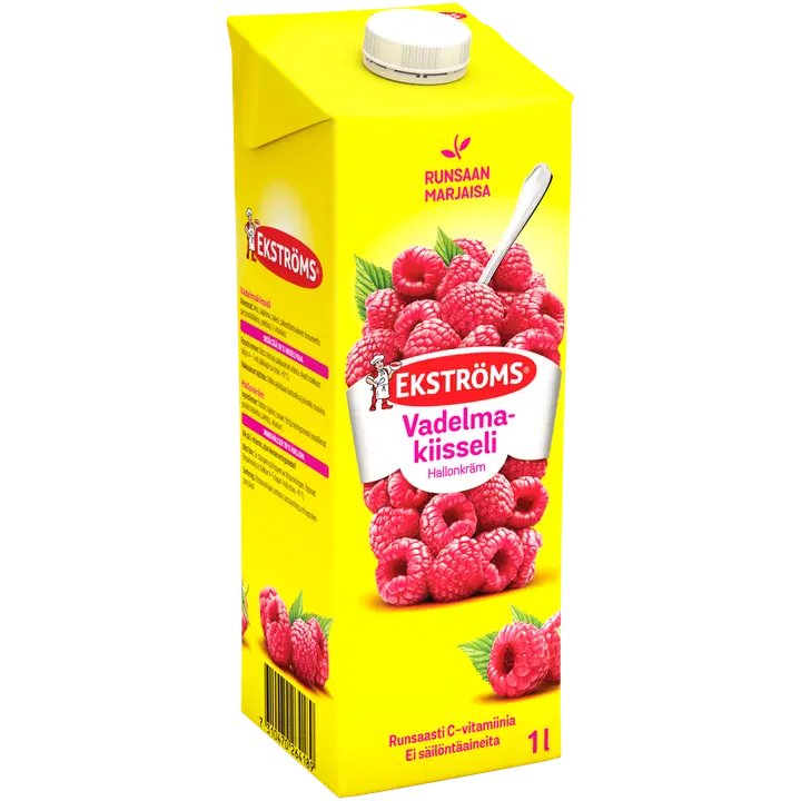 Ekströms Extra Prima hallonkräm 1l