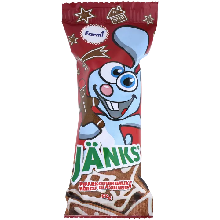 Jänks piparkoogikohuke hõrgu glasuuriga, 52 g