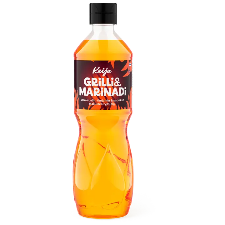 Keiju valkosipulin, timjamin ja paprikan makuinen rypsiöljy 500 ml