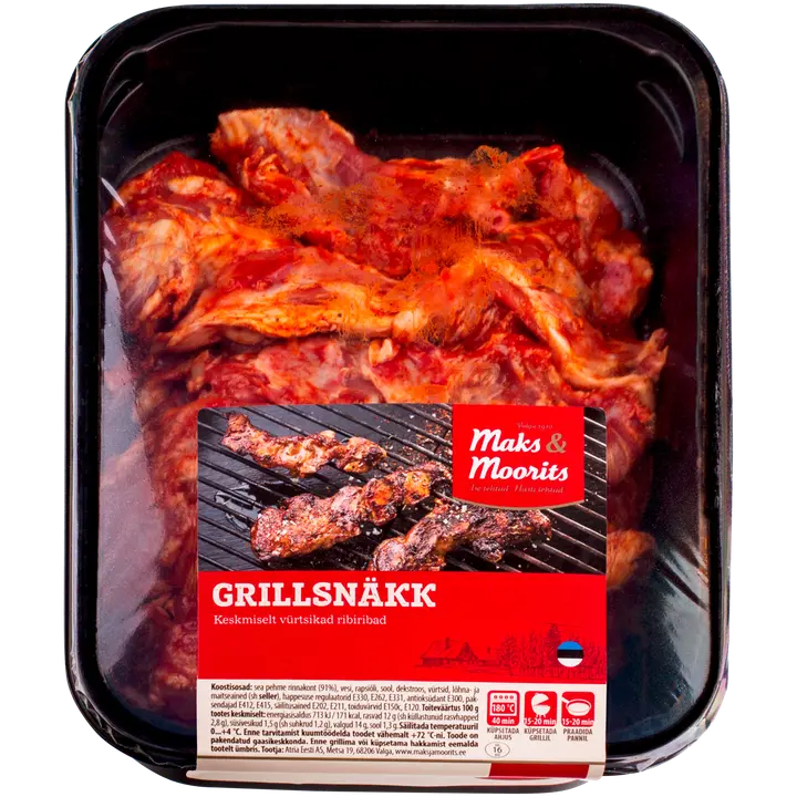 Maks ja Moorits Grillsnäkk Kg