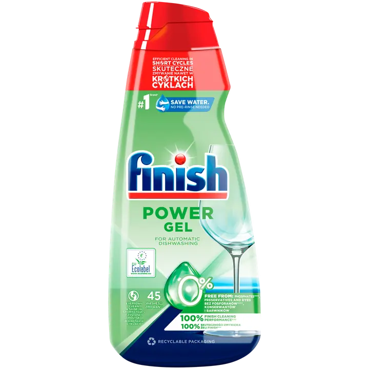 Nõudepesumasina geel Finish Allin1 Eco 0% 900ml