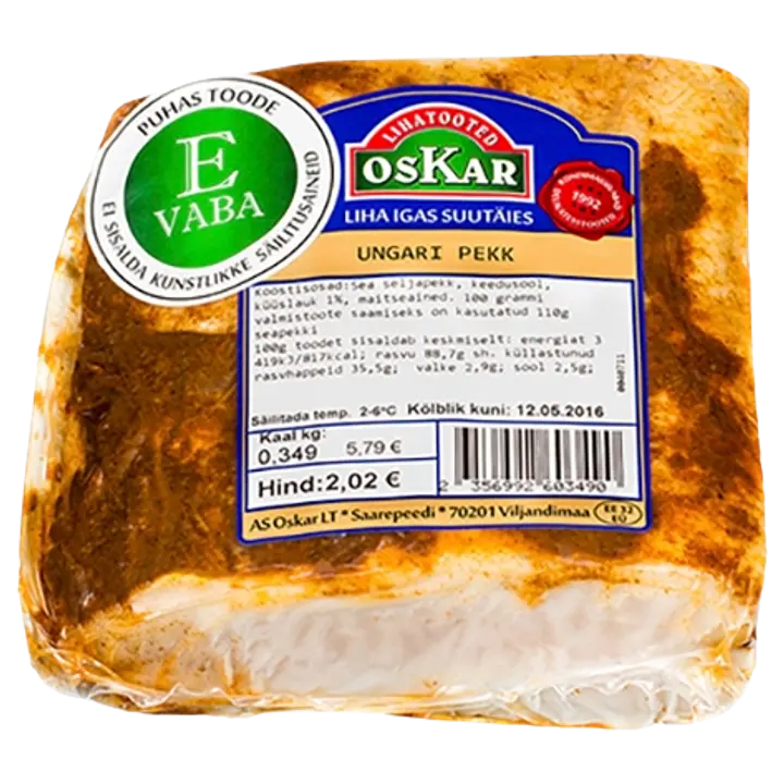 Oskar Ungari Pekk, Kg