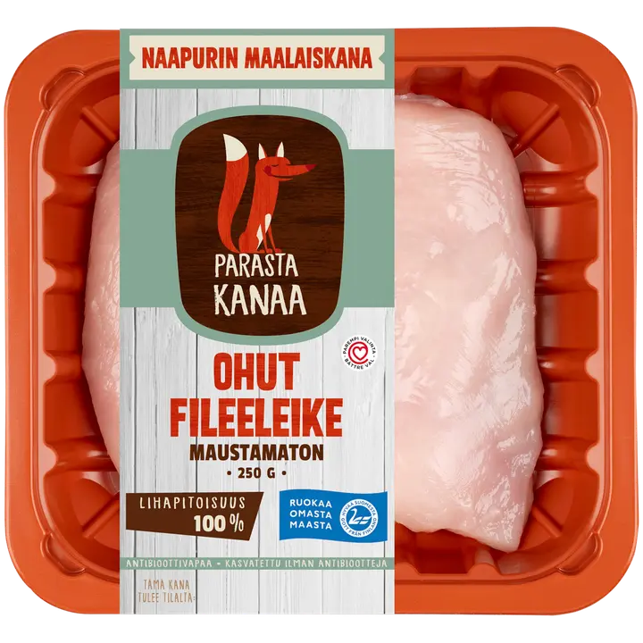 Naapurin Maalaiskanan ohut fileeleike, maustamaton 250g