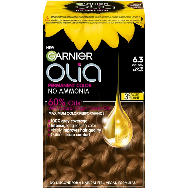Garnier Olia püsivärv golden light brown 6.3