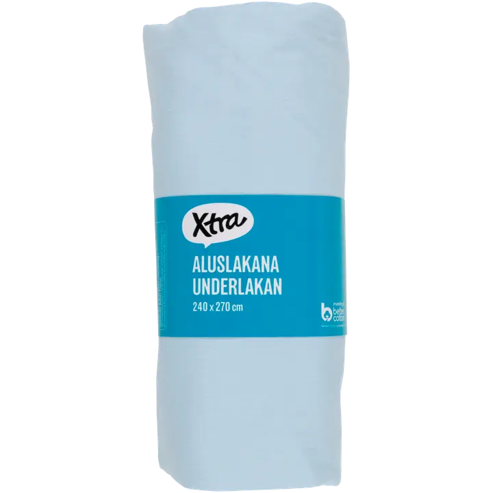 Xtra aluslakana Uni 240 x 270 cm vaaleansininen