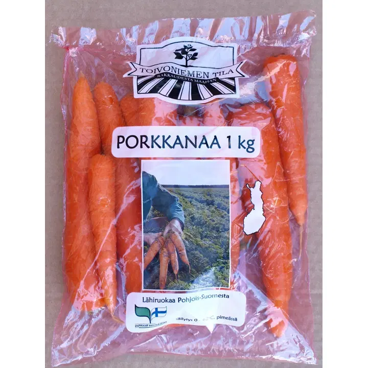 Toivoniemen tila 1kg Porkkana