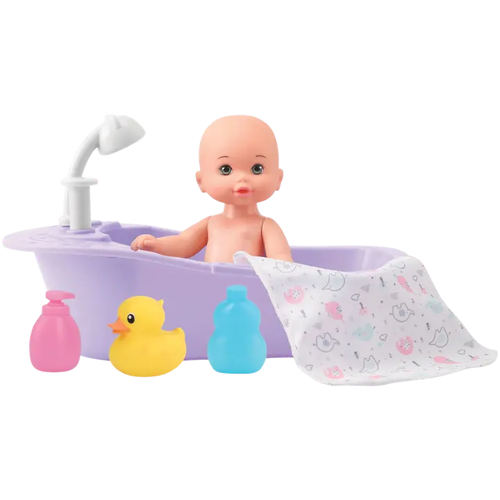 Väike nukk vannis käik