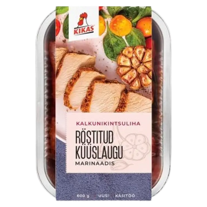 Kikas Kalkun röstitud küüslaugu marinaadis 600g