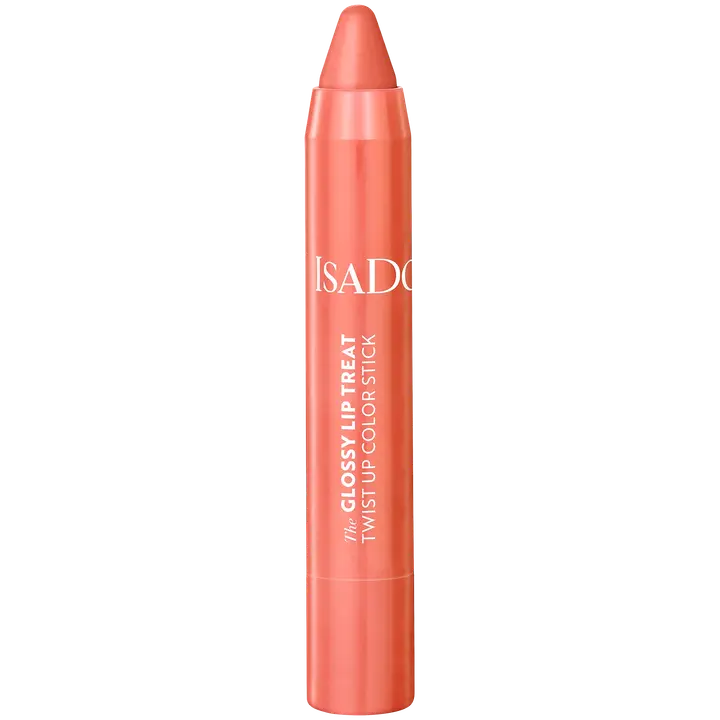 Isadora The Glossy Lip Treat Twist Up Color Stick huulipunakynä 10 Coral Sunset 3,3 g