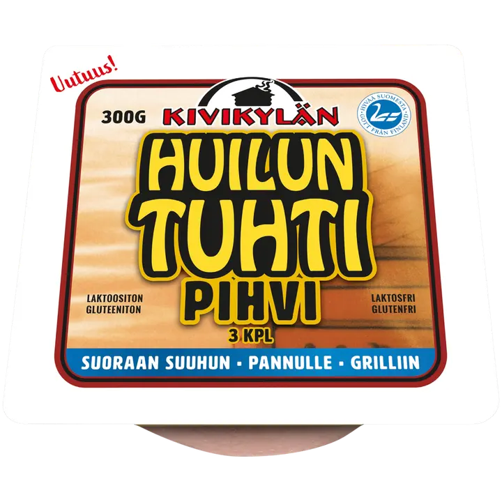 Kivikylän Huiluntuhti Makkarapihvi 300g