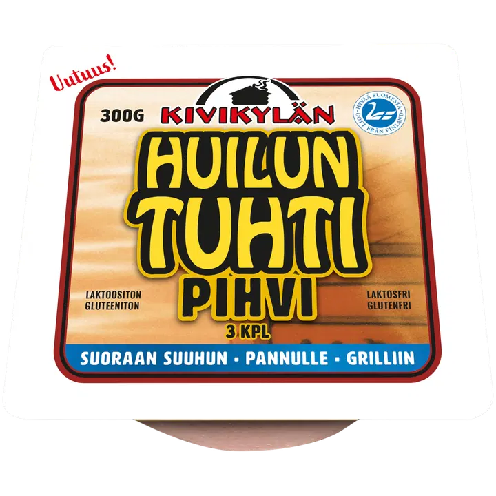Kivikylän Huiluntuhti Makkarapihvi 300g