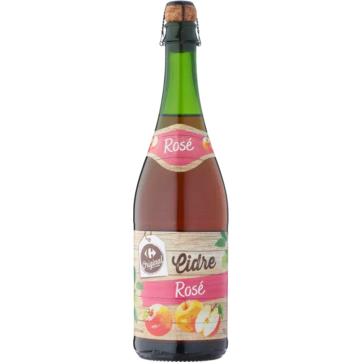 Carrefour Original rosé-omenasiideri 2,5 % 0,75 l