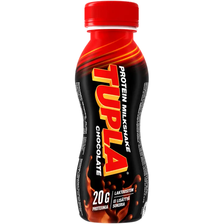 Tupla laktoosivaba šokolaadimaitseline proteiini-piimakokteil 280 ml