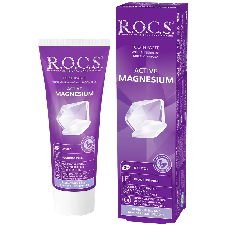 Hambapasta R.O.C.S. Active Magnesium 75ml