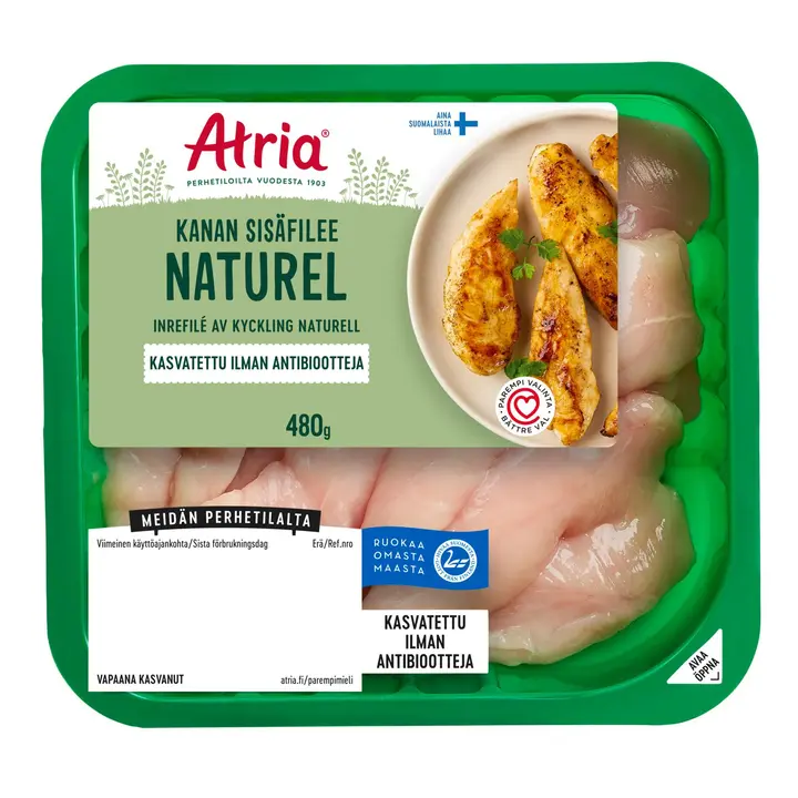 Atria Kanan Sisäfilee Naturel 480g