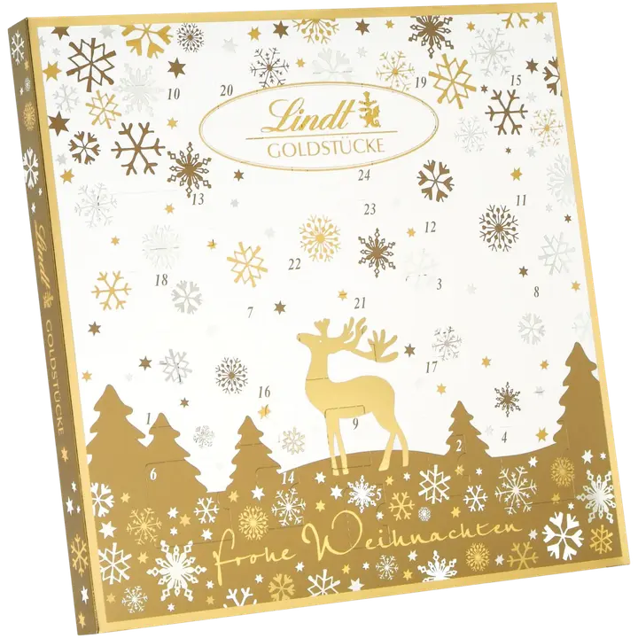 Lindt Gold Stucke suklaakalenteri 156g