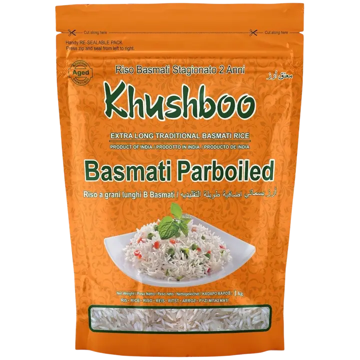 Khushboo Basmati aurutatud riis 1 kg