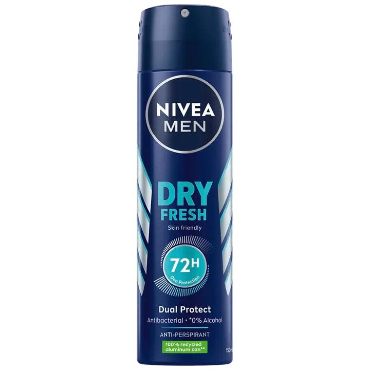NIVEA MEN 150ml Dry Fresh Deo Spray -antiperspirantti