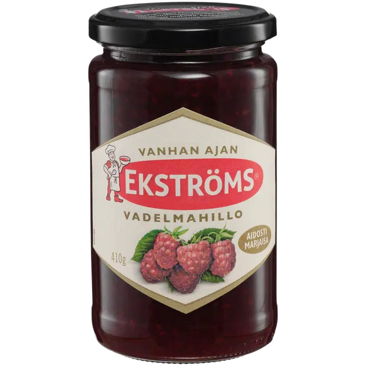Ekströms Vanhan ajan hallonsylt 410g