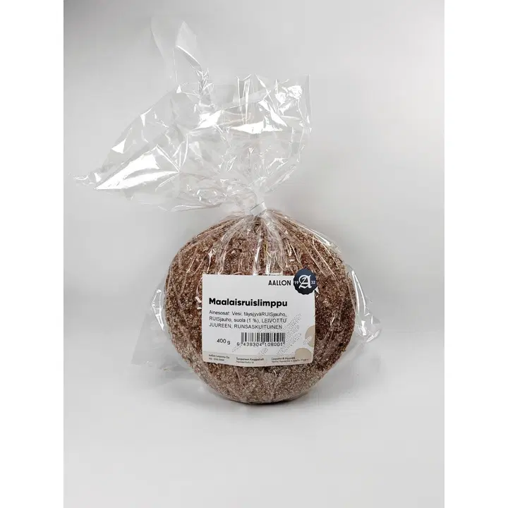 Aallon Leipomon maalaisruislimppu, 400 g