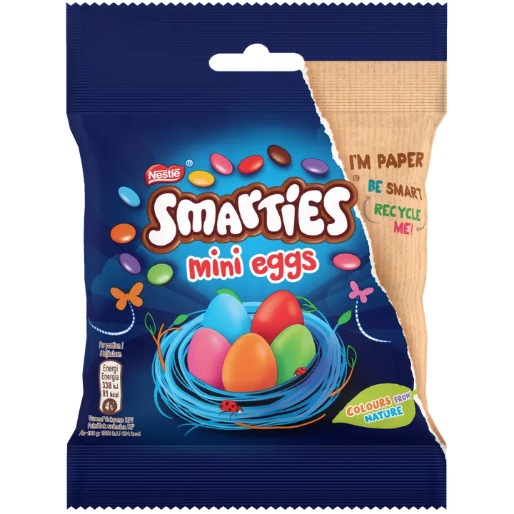 Smarties mini šokolaadist lihavõttemunad 80g